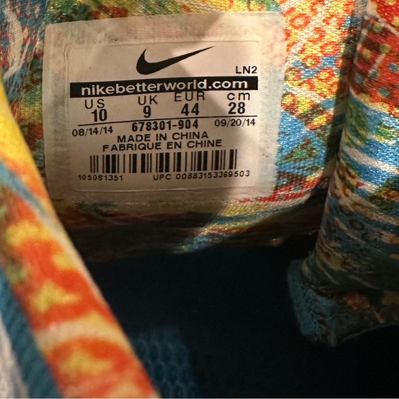 2015 Kobe 9 Elite Premium 'What The Kobe' Basketball Shoes - Men’s 10 - Worn 1x - Picture 5 of 5